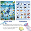 MINIWHALE Kids Puzzle for Kids Ages 4-8 Ocean Floor Puzzle/Underwater Shark Pattern Design Puzzle/Raising Children Recognition Promotes Hand Eye Coordinatio (Glow in The Dark,46Pcs,24x18in)