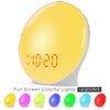 Wake Up Light Sunrise Alarm Clock for Kids, Heavy Sleepers, Bedroom, with Sunrise Simulation, Sleep Aid, Dual Alarms, FM Radio, Snooze, Nightlight, Daylight, 7 Colors, 7 Natural Sounds, Ideal for Gift