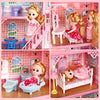 Huge Doll House Dollhouse with Light, Gift for Girls