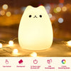 Cat Lamp,GoLine Cute Kitty Night Light, Gifts for Women Teen Girls Baby, Night Lights for Kids Bedroom, Cute Christmas Kitty Silicone Nightlights for Children Toddler.