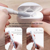 Airpods Earbuds Cleaning Kit, Airpods Pro 1 2 3 Cleaner Kit Pen Shape with Soft Brush for Wireless Earphones Bluetooth Headphones Charging Case Accessories Tool, Computer, Camera and Phone (White)