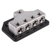 Skar Audio x1 0/4 Gauge Input to x4 0/4 Gauge Outputs Power Distribution Block | SK-DIST-BLK7