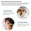 LSxia 10PCS Face Mask Strap Hook Extender Mask Clip, Adjustable Anti-Slip Mask Ear Protector for Extending Masks Buckle Band to Relieve Pressure & Pain for Ear, Suit for Adult & Kid (Cartoon Dinosaur)