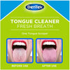 Tongue Scraper,Tongue Brush, Tongue Cleaner Helps Fight Bad Breath, 4 Tongue Scrapers