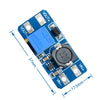 Hua HAI JI10PCS, MT3608, DC-DC Converter, Boost Regulator, USB Power Module, 2V-24V to 5V-28V, 2A Output, Micro USB