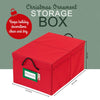 HOLDN STORAGE Christmas Ornament Storage Container Box with Dividers - Stores up to 72-3