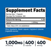 Nutricost Taurine 1000mg, 400 Capsules