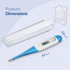 Thermometer for Adults, Digital Oral Thermometer for Fever with 10 Seconds Fast Reading (Light Blue)