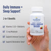 Nordic Naturals Zero Sugar Sleep + Immune Gummies - Elderberry Lemon Flavor - 30 Gummies - 1.5 mg Melatonin Gummies for Sleep with Vitamin D3 - Elderberry & Vitamin C Immune Support - 30 Servings