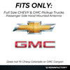 RONIN FACTORY Bullet Antenna Chevy Silverado & GMC Sierra Trucks - 50 Cal Truck Antenna Accessories - Anti Theft - Carwash Safe - Short Replacement Antenna