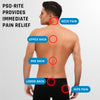 PSO-RITE Psoas Muscle Release and Deep Tissue Massage Tool - Psoas, Back, Hip Flexor Release Tool - Night Black