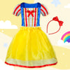 Meland Princess Dress Up - Princess Dress for Girls with Princess Toys, Christmas Birthday Gift for Toddler Girls Age 3-8