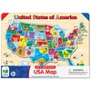 The Learning Journey Lift & Learn Puzzle - USA Map Puzzle for Kids - Preschool Toys & Gifts for Boys & Girls Ages 3 and Up - United States Puzzle for Kids - Award Winning Toys