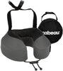 Cabeau Evolution S3 Travel Neck Pillow Memory Foam Neck Support, Adjustable Clasp, and Seat Strap Attachment - Comfort On-The-Go with Carrying Case for Airplane, Train, and Car (Steel Grey)