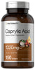 Caprylic Acid 1320 mg | 150 Softgel Capsules | from MCT Oil | Non-GMO, Gluten Free Supplement | by Horbaach