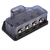 Skar Audio x1 0/4 Gauge Input to x4 0/4 Gauge Outputs Power Distribution Block | SK-DIST-BLK7