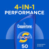 Coppertone SPORT Sunscreen SPF 50 Lotion, Water Resistant Sunscreen, Body Sunscreen Lotion, 7 Fl Oz