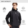 HOTSUIT Sauna Suit Men Weight Loss Gym Exercise Sweat Suits Workout Jacket, Black, L