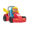 Blippi Go-Kart Racer Pull Back Vehicle - Features Racer Figure - Toys for Kids and Preschoolers