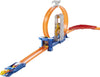 Hot Wheels Track Builder Playset Total Turbo Takeover with 1:64 Scale Toy Car, Powered by Motorized Booster