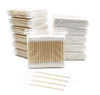 Wooden Cotton Swabs 1200ct / Biodegradable Double Tipped Bamboo Cotton Buds