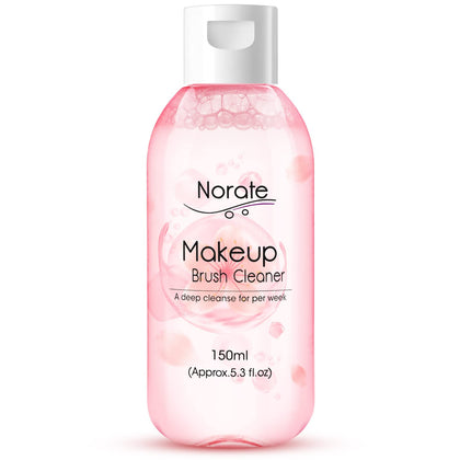 Norate Makeup Brush Cleaner, Make Up Brush Cleansers Solution, Makeup Cleaner for Makeup Brushes, Beauty Sponge, Powder Puff, Deep Clean Brush Shampoo, Gentle Formula & Cruelty Free 5.3 FL.OZ