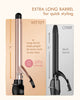 Curling Iron 3/4 Inch Barrel, Long Barrel Curling Wand for Hair, Ceramic Tourmaline Hair Curling Iron Dual Voltage 120v