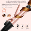 Curling Iron Set 5 in 1,MAXT Curling Wand Set Interchangeable Triple Barrel Curling Iron and Curling Brush Ceramic Barrel Wand Curling Iron(0.35-1.25) 120v