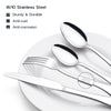 Onader 30 Pieces Silverware Set 18/10 Stainless Steel Flatware Cutlery Set for 6