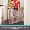 Toddleroo by North States Supergate Ergo Child Gate, Baby Gate for Stairs and Doorways. Includes Wall Cups. Pressure or Hardware Mount. Made in USA. (26