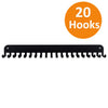 Medal Holder Display Hanger Rack Frame - Sturdy Wall Mount Medals Easy to Install-20PCS Hooks Black Color-race sports medal holder display hanger for gymnastic,soccer,runner,wrest,football,basketball