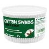 Cotton Swabs with Paper Sticks 500ct?Double Tipped Natural Cotton Buds