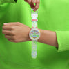 Swatch Unisex Casual Clear Bio-Sourced Quartz Watch Dragon in Cloud