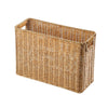 Ipetboom Wicker Magazine Basket Magazine Wicker Basket Woven Magazine Basket, 1 Pc Woven Magazine Rack Woven Storage Basket Woven Book Basket Magazine Wicker Basket Rattan Magazine Holder Desk Topper