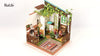 Rolife Dollhouse DIY Miniature Set Garden House LED Model Building Kit Hobby CraftHome Decor-Christmas Birthday Gifts for Boys Girls Women Friends (Miller's Garden)