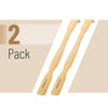 Slick- Bamboo Back Scratcher, 16.5, 2 pcs, Back Scratcher for Men and Women, Wooden Back Scratcher Long Handle, Back Scratcher Bamboo, Wood Back Scratcher