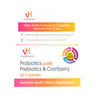 vh essentials probiotics with prebiotics and cranberry feminine health supplement - 60 capsules