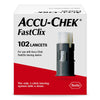 Accu-Chek FastClix Diabetes Lancets for Diabetic Blood Glucose Testing (Pack of 102) (Packaging May Vary)