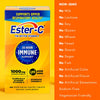 Ester-C Vitamin C 1000 mg Coated Tablets, 120 Count, Immune System Booster, Stomach-Friendly Supplement, Gluten-Free