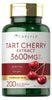 Carlyle Tart Cherry Extract Capsules | 200 Count | Non-GMO and Gluten Free Formula | Traditional Herb Supplement