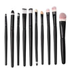 Makeup Brushes Pimoys Make up Brush Set 20 PCs Professional Face Eyeliner for Foundation Blush Concealer Eyeshadow with Travel Black