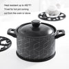 Silicone Trivet Mat - Hot Pot Holder Hot Pads for Table & Countertop - Teapot Trivet Kitchen Trivets - Non-Slip & Heat Resistant Modern Kitchen Hot Pads for Pots & Hot Dish Navy Blue Trivet Set of 3