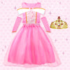 Meland Princess Dress Up - Princess Dress for Girls with Princess Toys, Christmas Birthday Gift for Toddler Girls Age 3-8