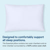 Casper Sleep Essential Pillow for Sleeping, Standard, White