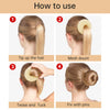 Donut Bun Maker,TsMADDTs 3pcs Hair Bun Maker with Bobby Pins Blonde 20pcs Doughnuts Sock Bun Ring Styler Maker