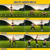 Yes4All Speed Agility Ladder Training Equipment for Soccer, Sports, Footwork & Fitness Feet Exercise - Included Carry Bag