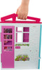 Barbie Dollhouse, Portable 1-Story Playset with Pool and Accessories, for 3 to 7 Year Olds (Amazon Exclusive)