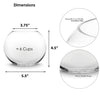 CYS EXCEL Glass Bubble Bowl (H-4.5