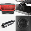 Portable Car Heater 2 in 1 Portable Winter Auto Car Van Heater Defroster 150W 12V Anti-Fog