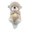 Fisher-Price Baby Soothe 'n Snuggle Otter, portable plush soother with music, sounds, lights and breathing motion.